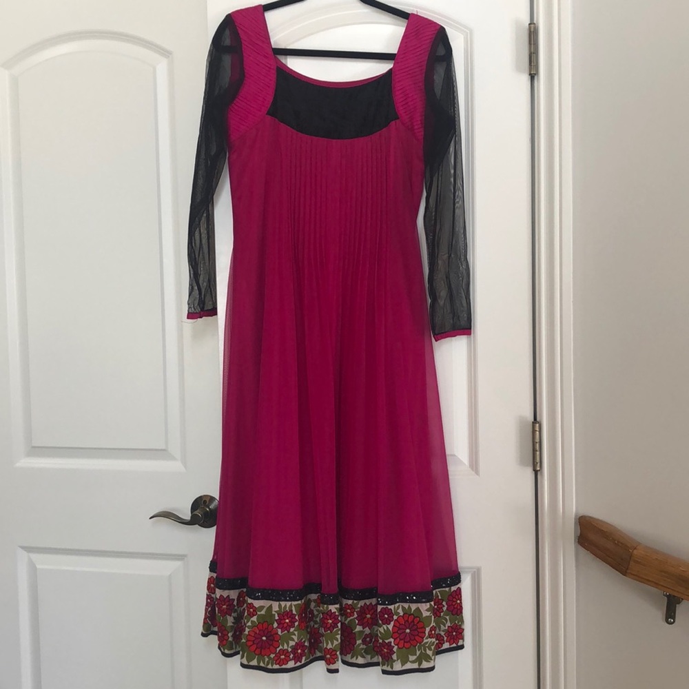 NEW- Pink / Magenta Anarkali / Salwar Top